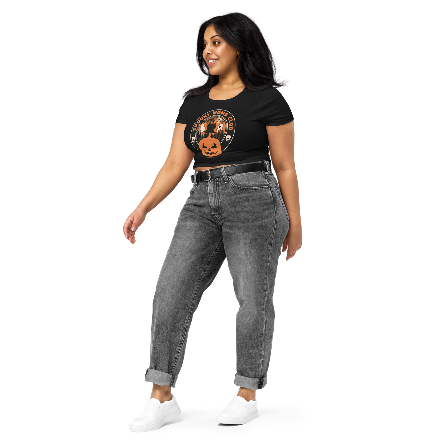 Spooky Moms Club Cropped Tee