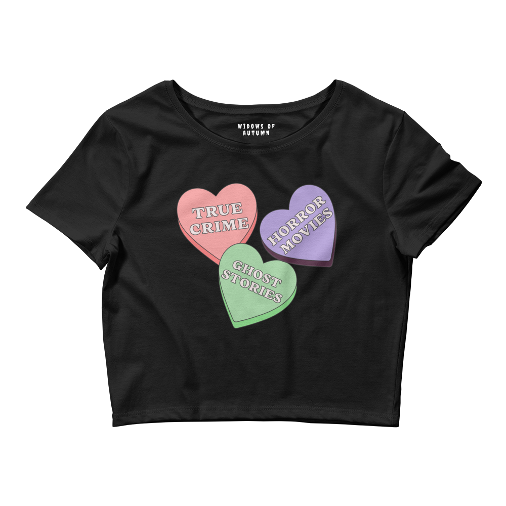 Candy Hearts Cropped Tee