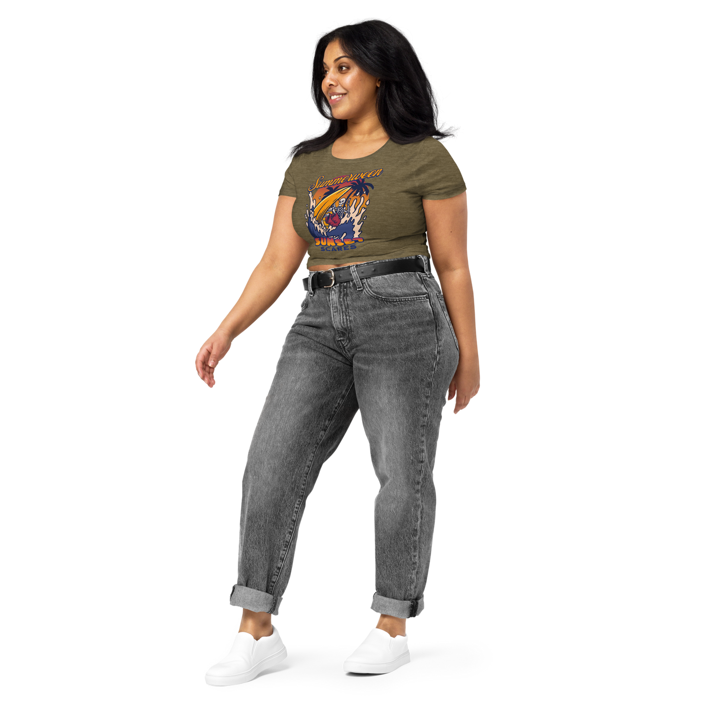 Sunset Scares Cropped Tee