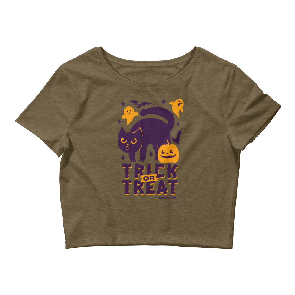Trick Or Treat Cropped Tee