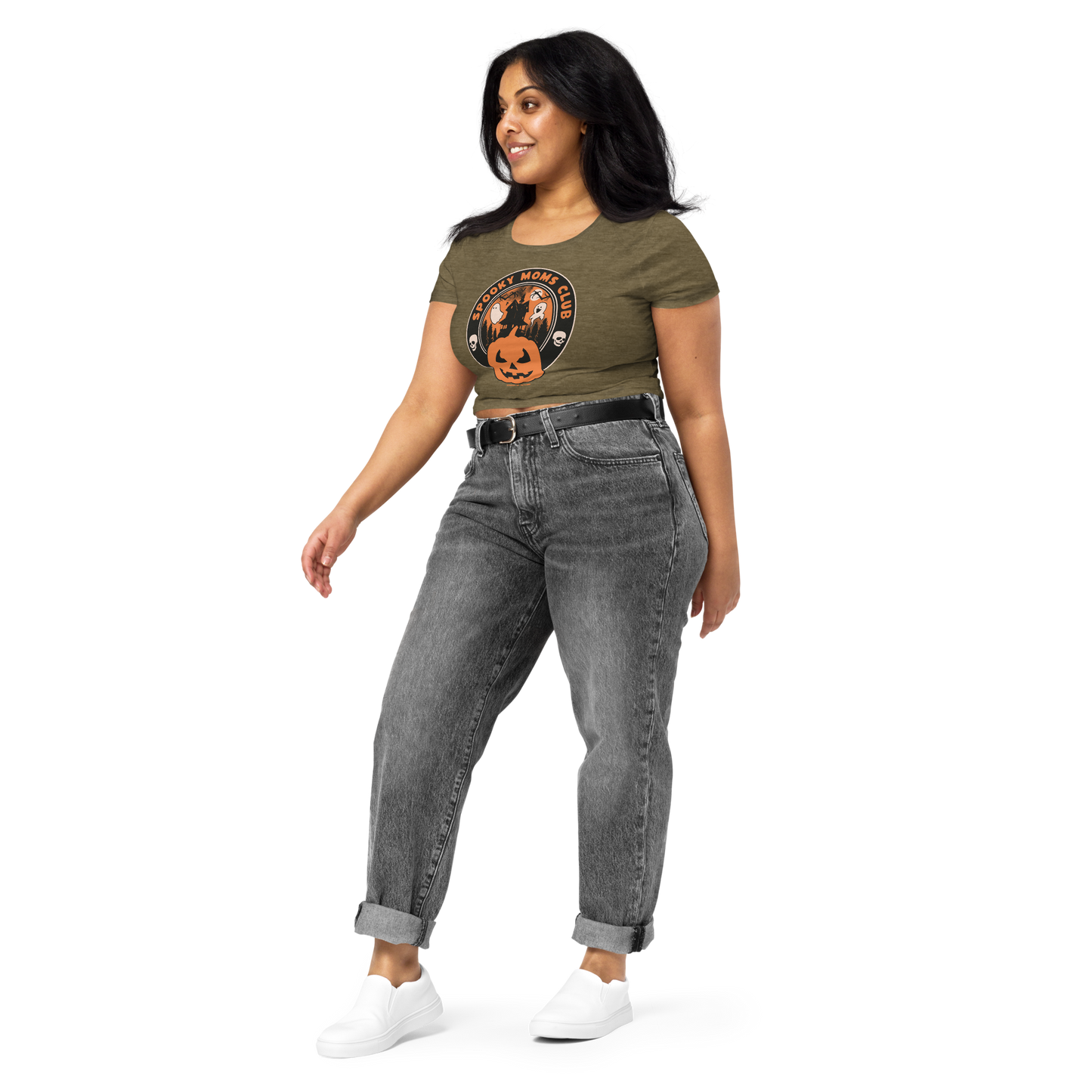 Spooky Moms Club Cropped Tee