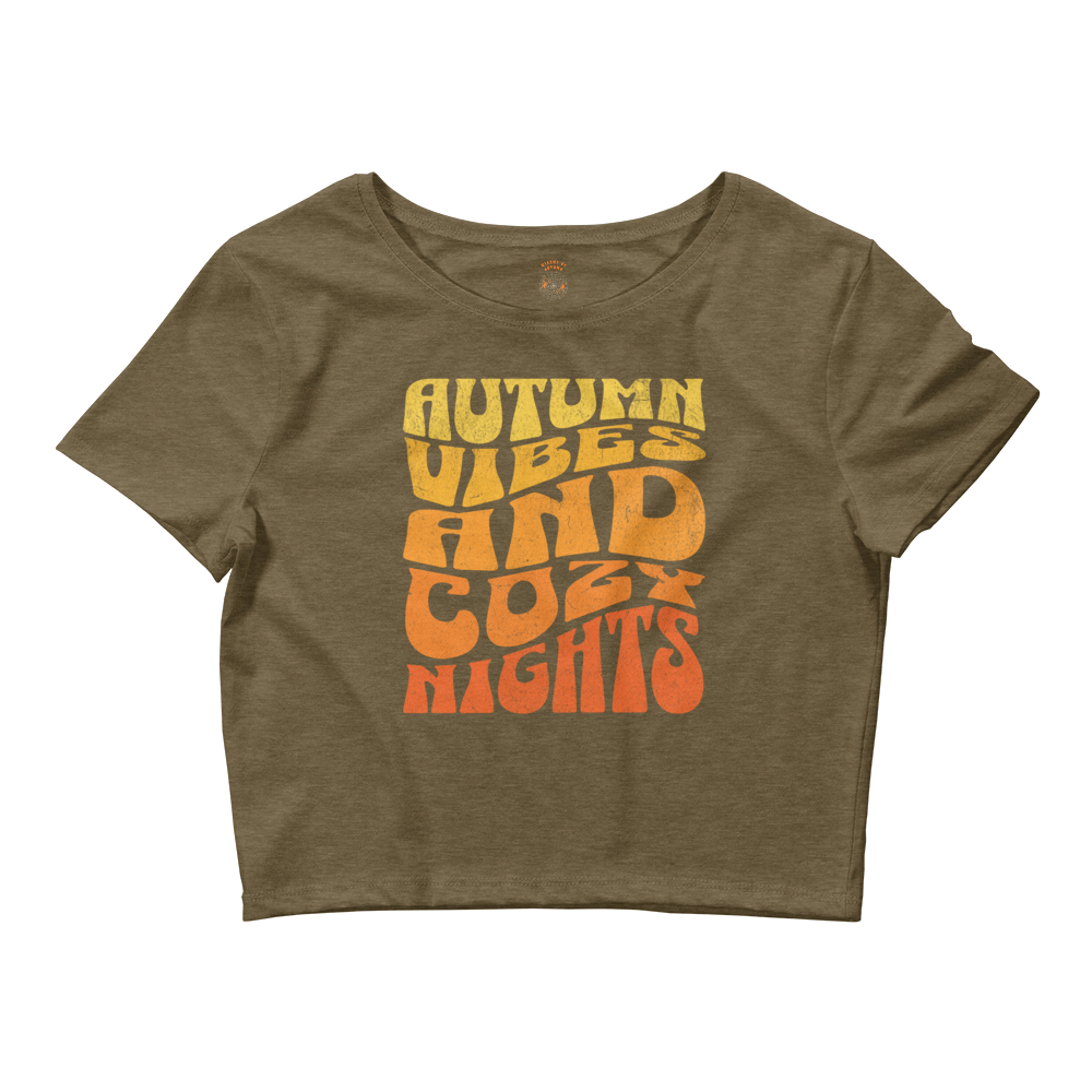 Cozy Autumn Cropped Tee