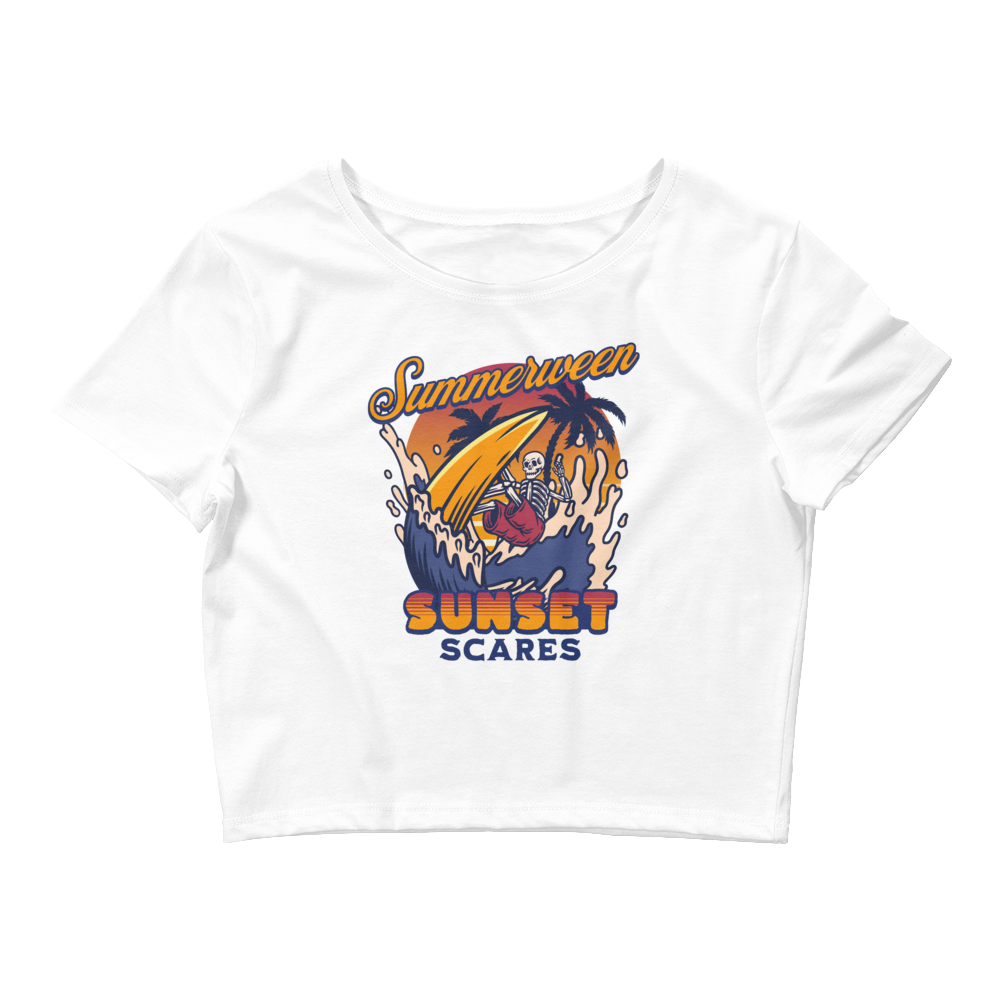 Sunset Scares Cropped Tee
