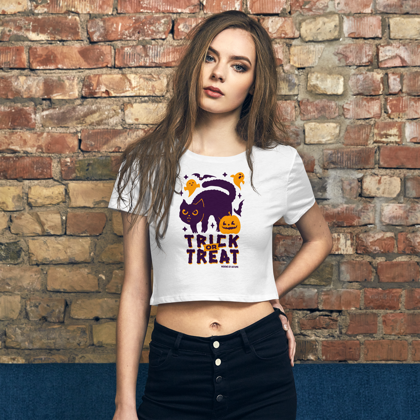Trick Or Treat Cropped Tee