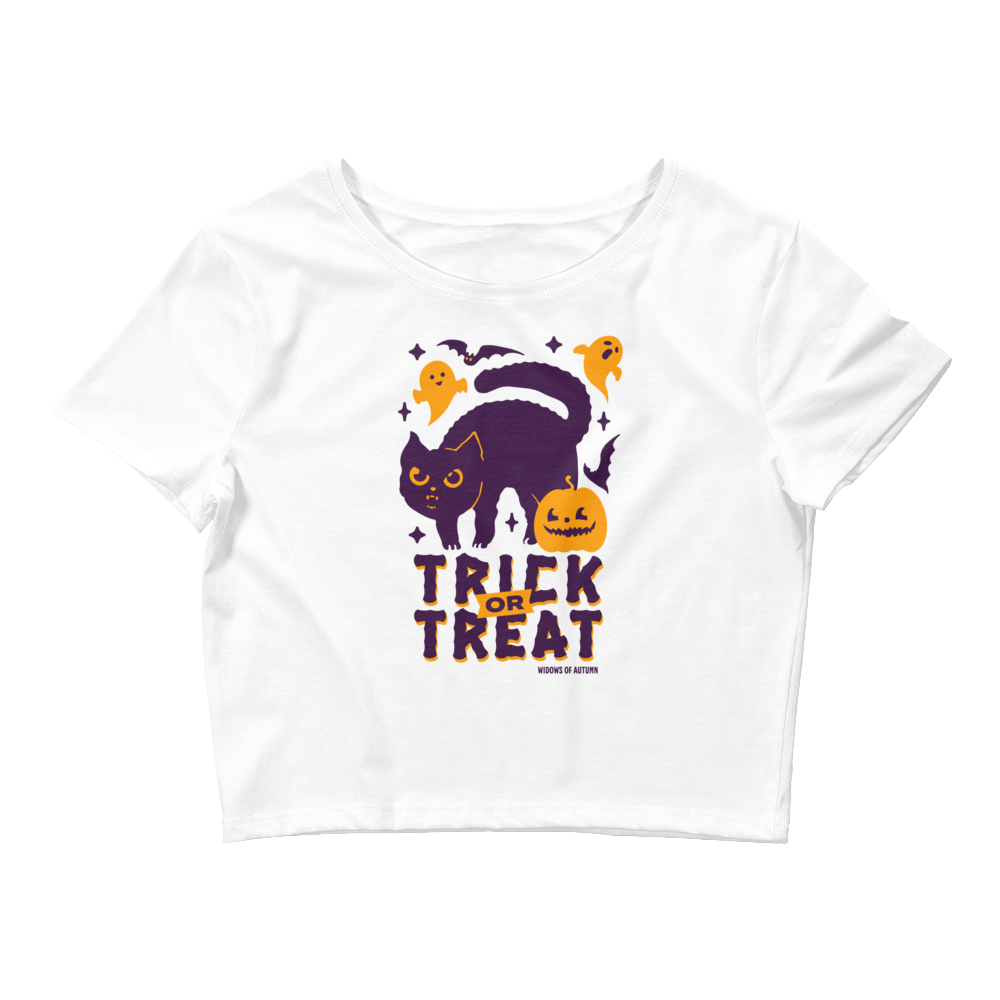 Trick Or Treat Cropped Tee