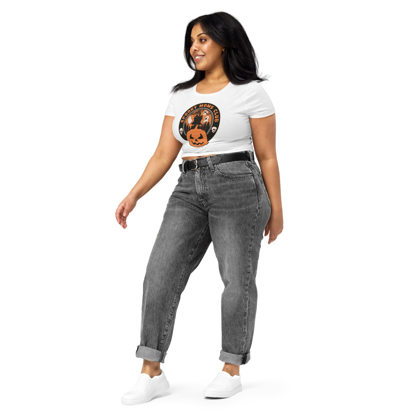 Spooky Moms Club Cropped Tee