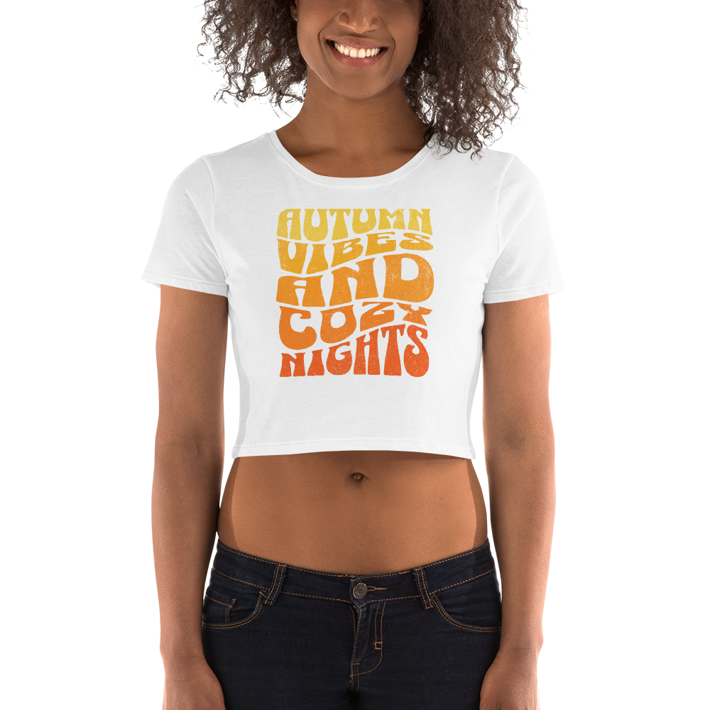Cozy Autumn Cropped Tee
