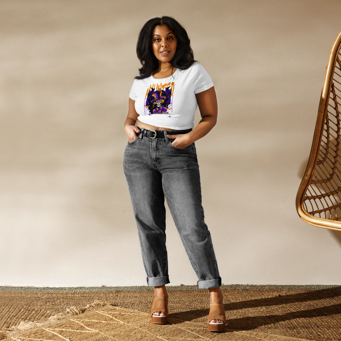 Hatbox Ghost Cropped Tee