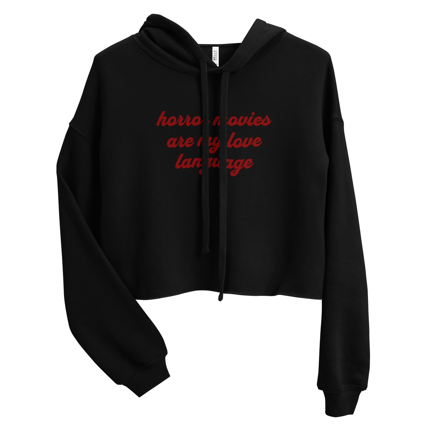 Love Language Cropped Hoodie