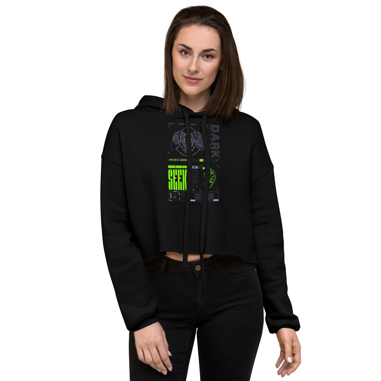 Dark Watchers Cropped Hoodie