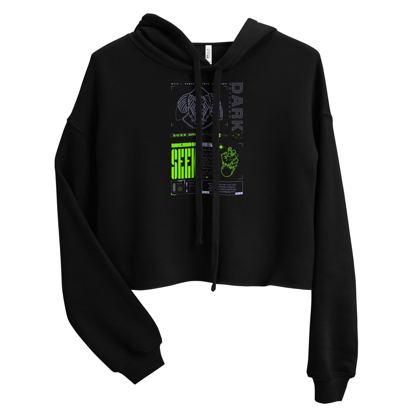 Dark Watchers Cropped Hoodie