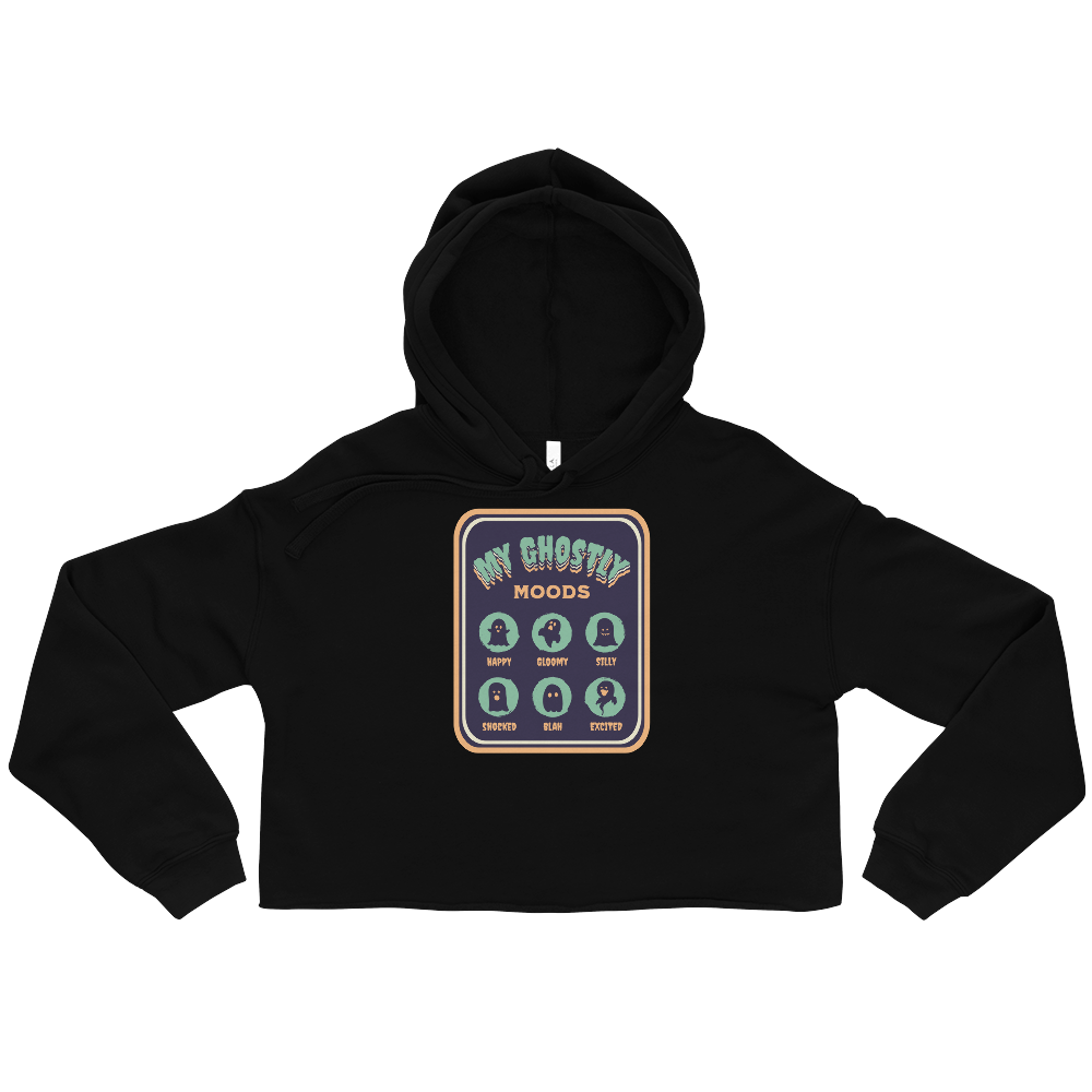 Ghostly Moods Cropped Hoodie