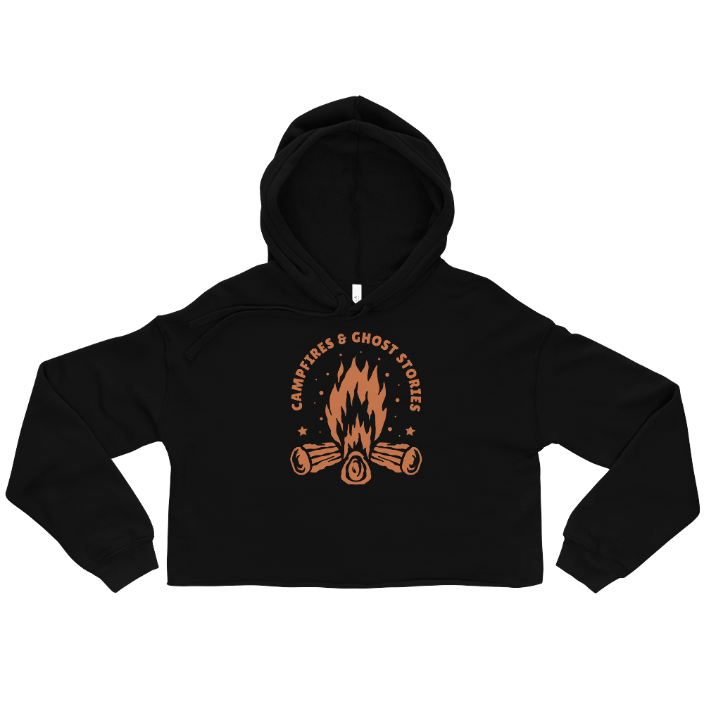 Campfires & Ghost Stories Cropped Hoodie