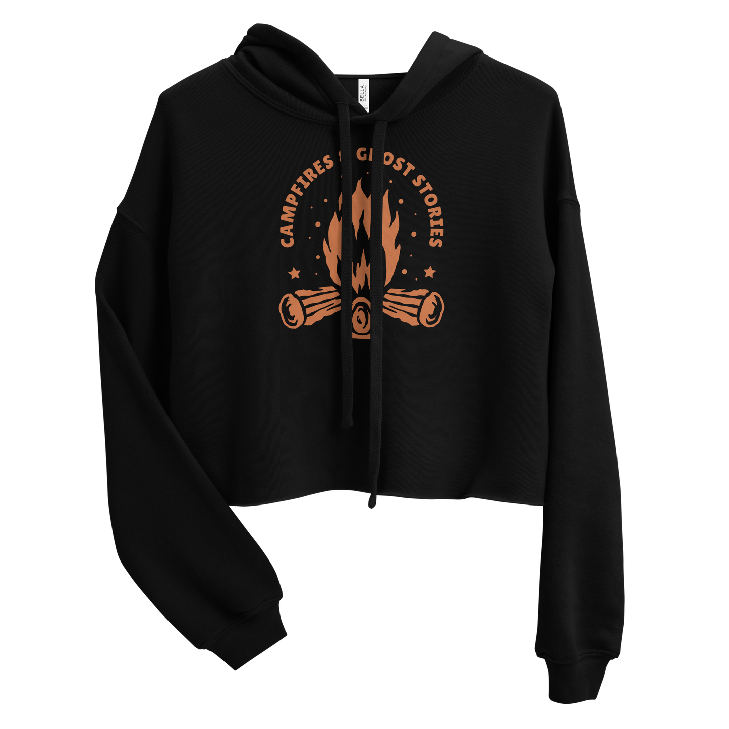 Campfires & Ghost Stories Cropped Hoodie