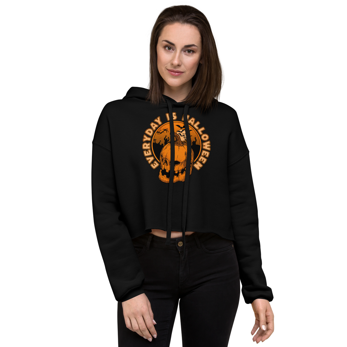 Eternal Halloween Cropped Hoodie
