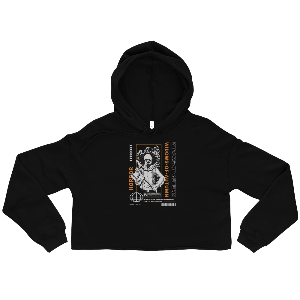 Killer Clown Cropped Hoodie
