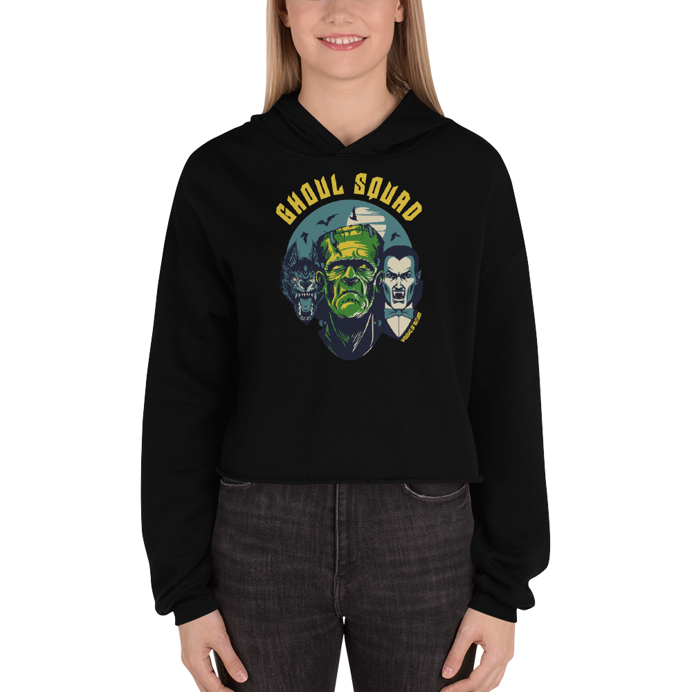 Ghoul Squad Cropped Hoodie