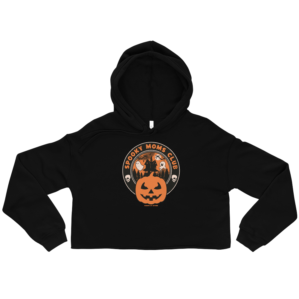 Spooky Moms Club Cropped Hoodie