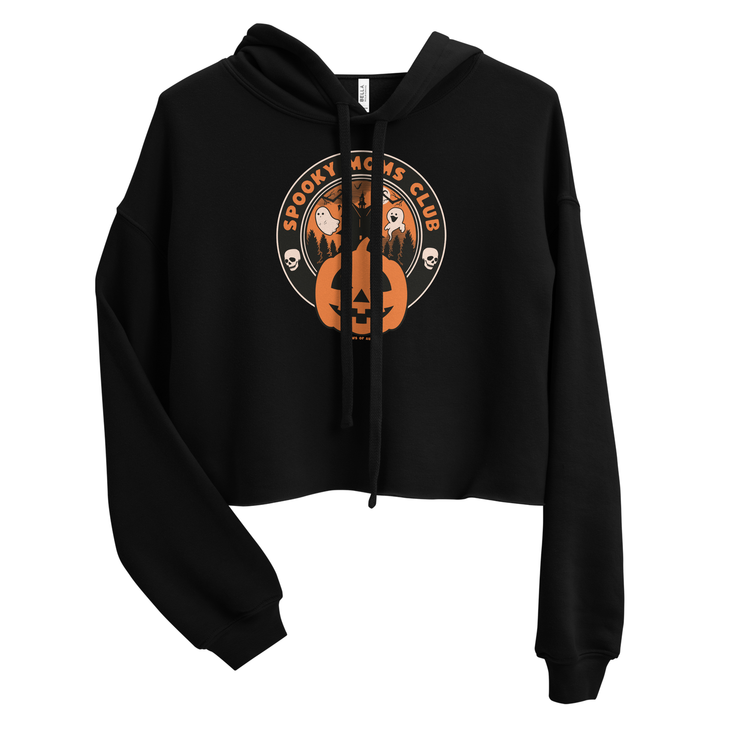 Spooky Moms Club Cropped Hoodie