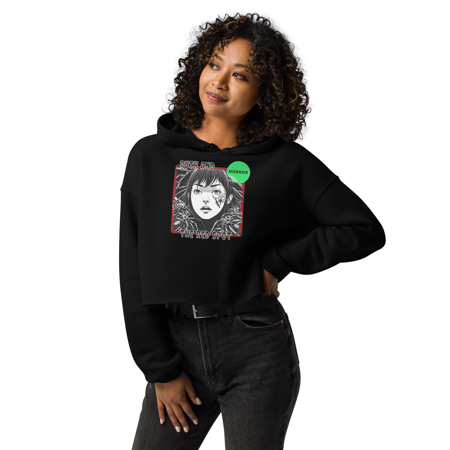 Ruth & The Red Spot Cropped Hoodie