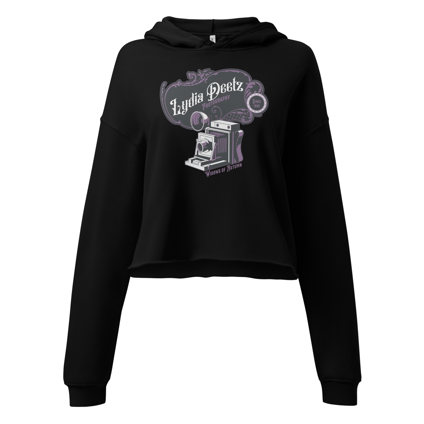 Deetz Photography Cropped Hoodie