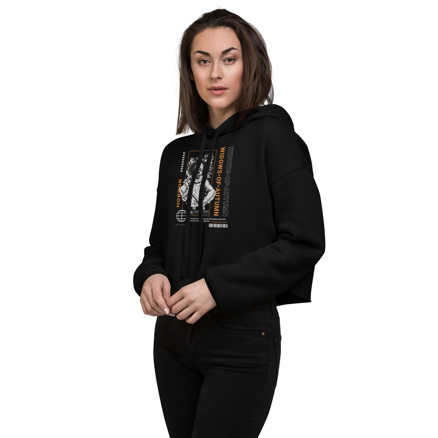 Killer Clown Cropped Hoodie