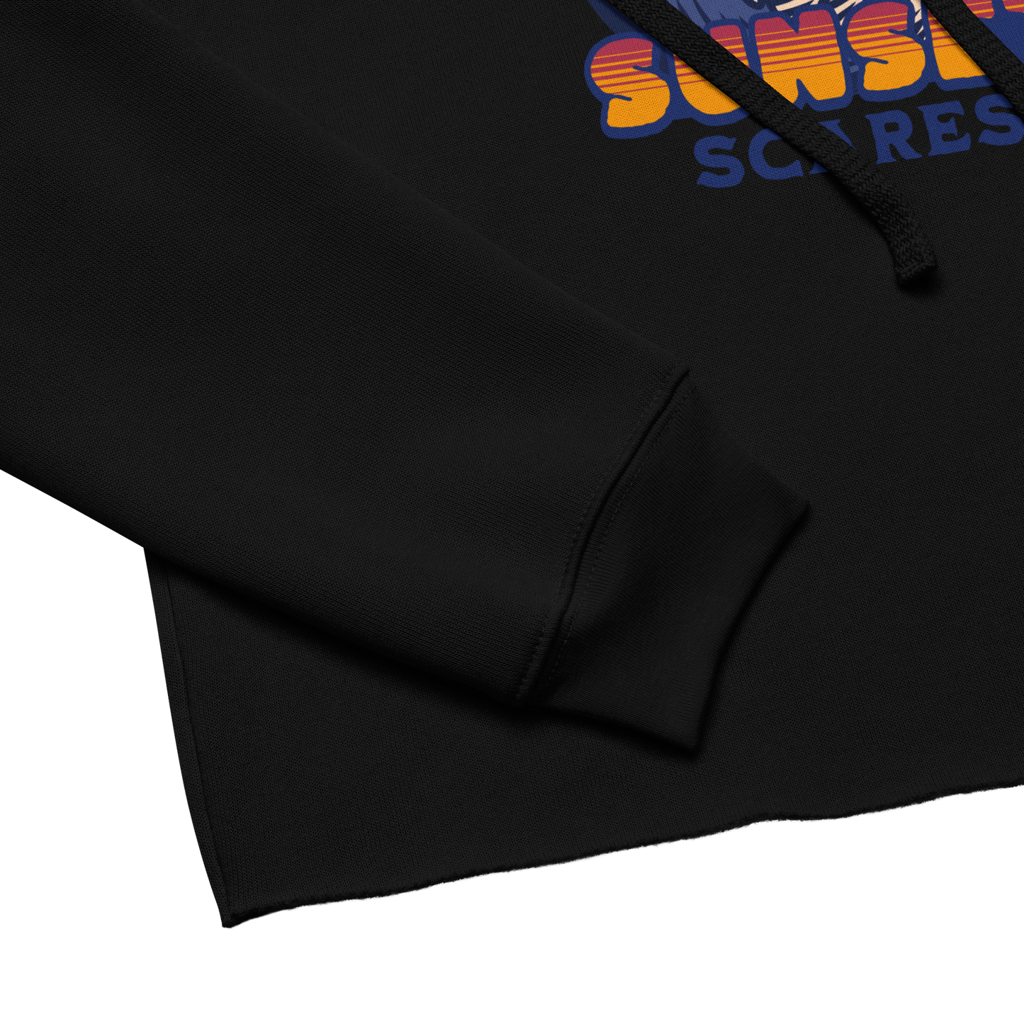 Sunset Scares Cropped Hoodie