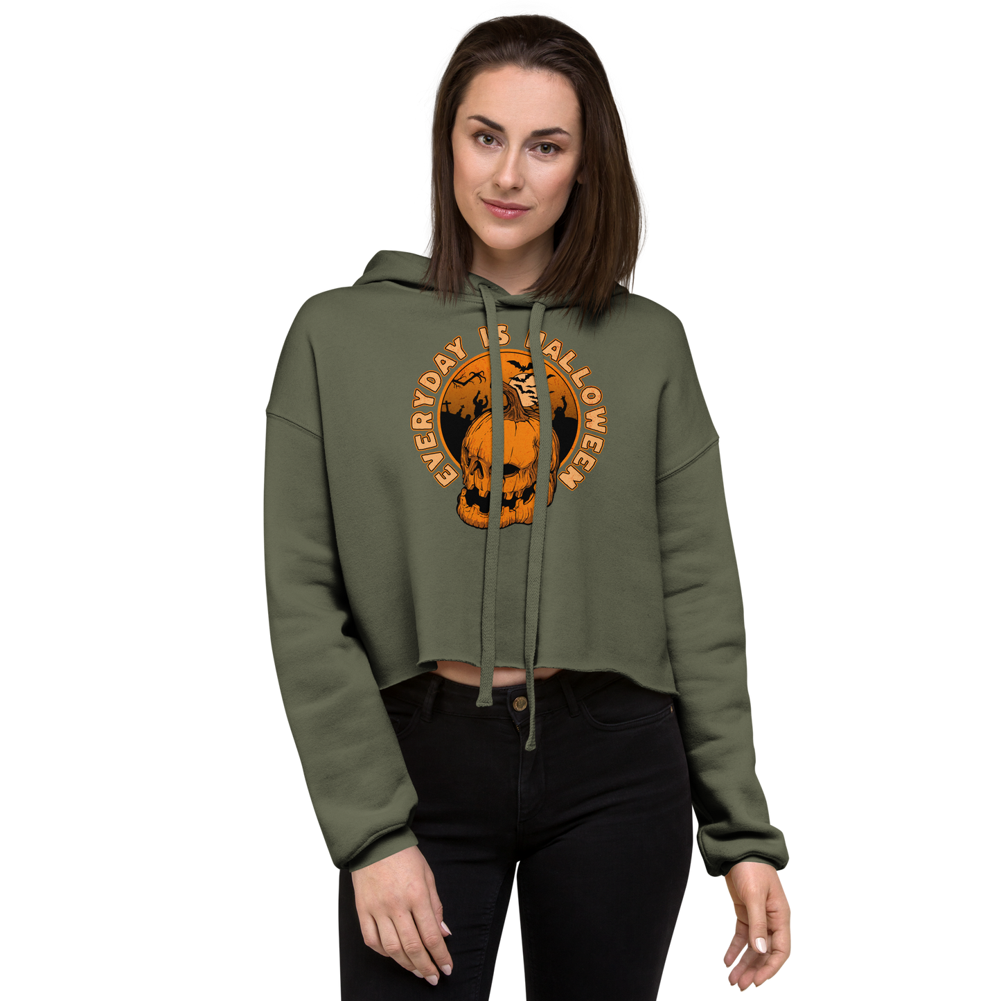 Eternal Halloween Cropped Hoodie
