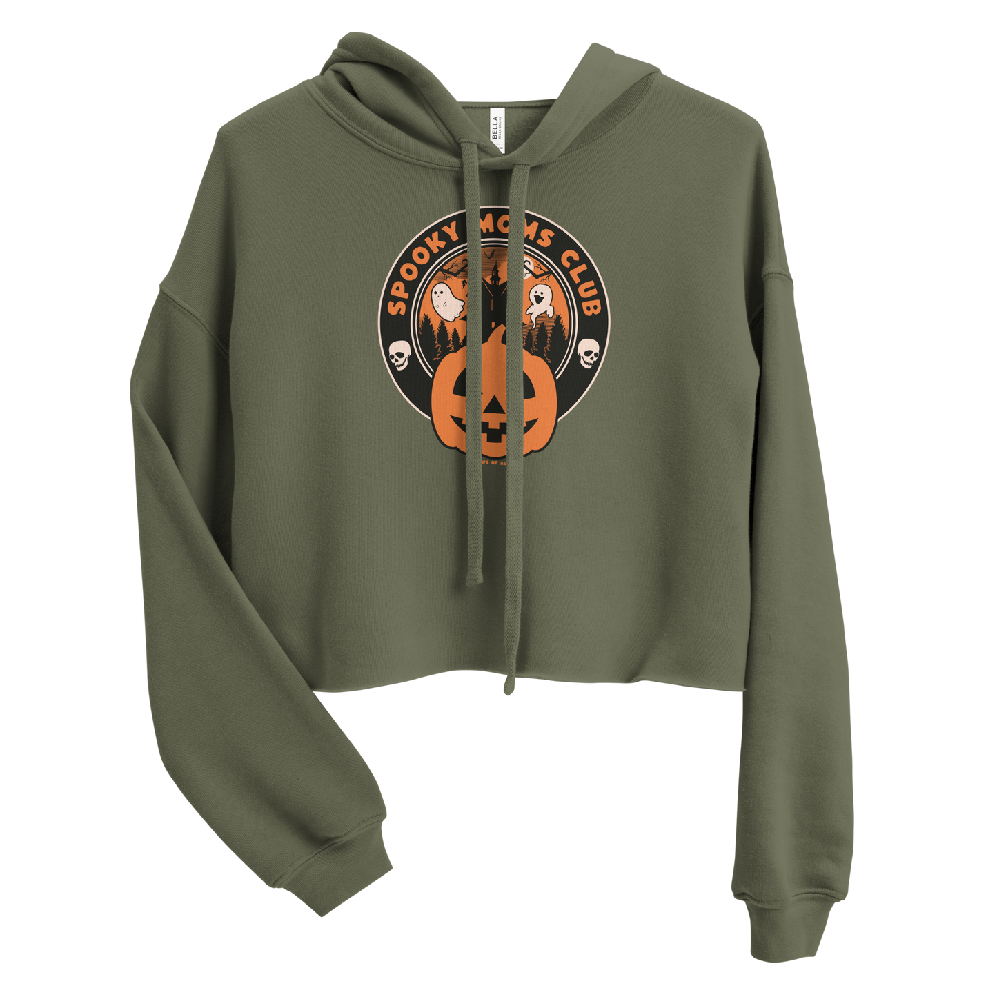 Spooky Moms Club Cropped Hoodie
