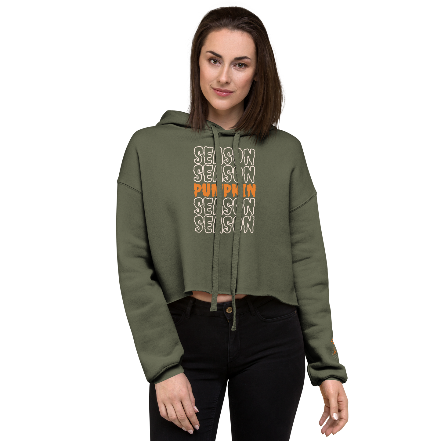 Pumpkin Season Cropped Hoodie