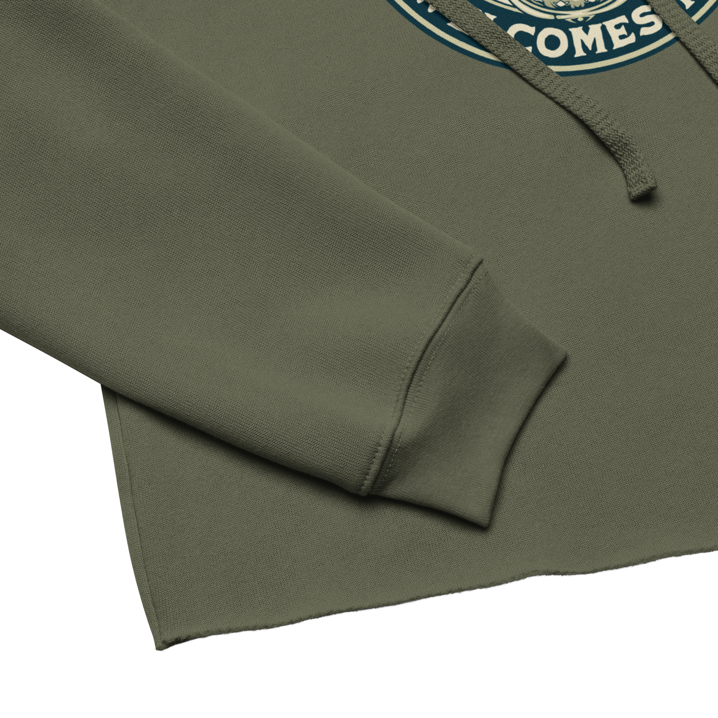 Welcome to Amity Cropped Hoodie