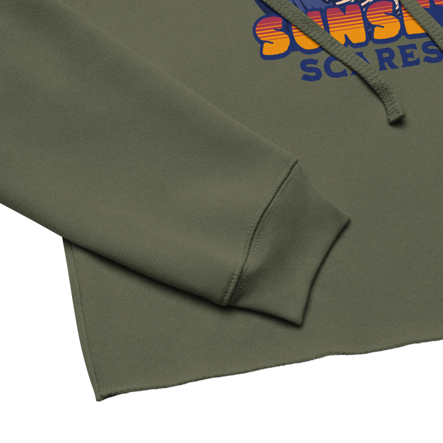 Sunset Scares Cropped Hoodie