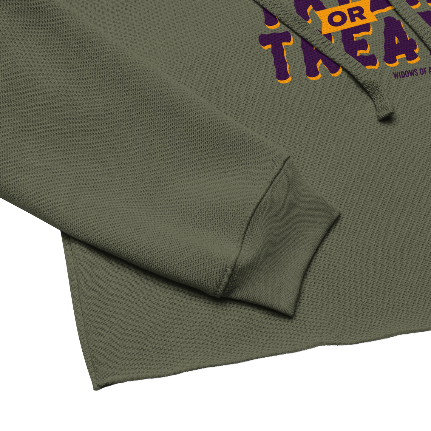 Trick Or Treat Cropped Hoodie