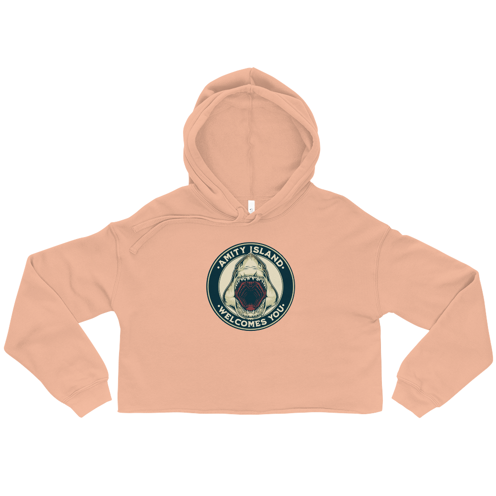 Welcome to Amity Cropped Hoodie
