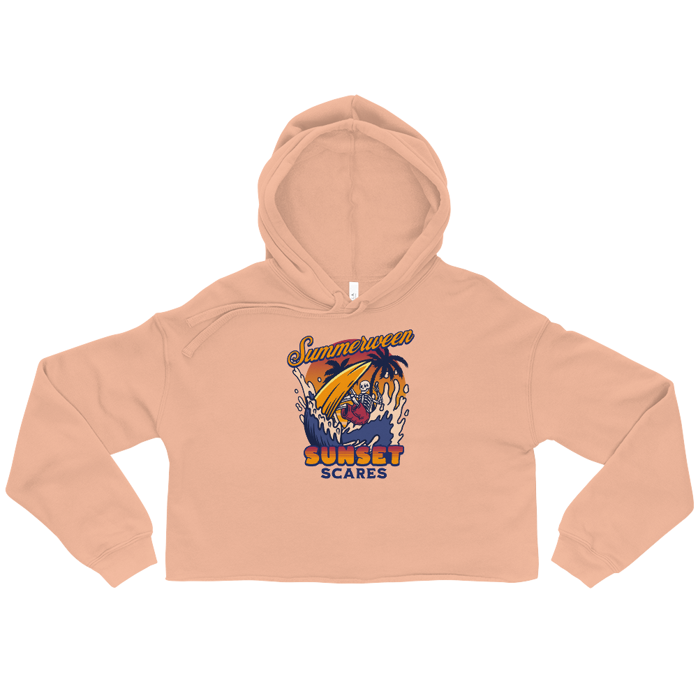 Sunset Scares Cropped Hoodie
