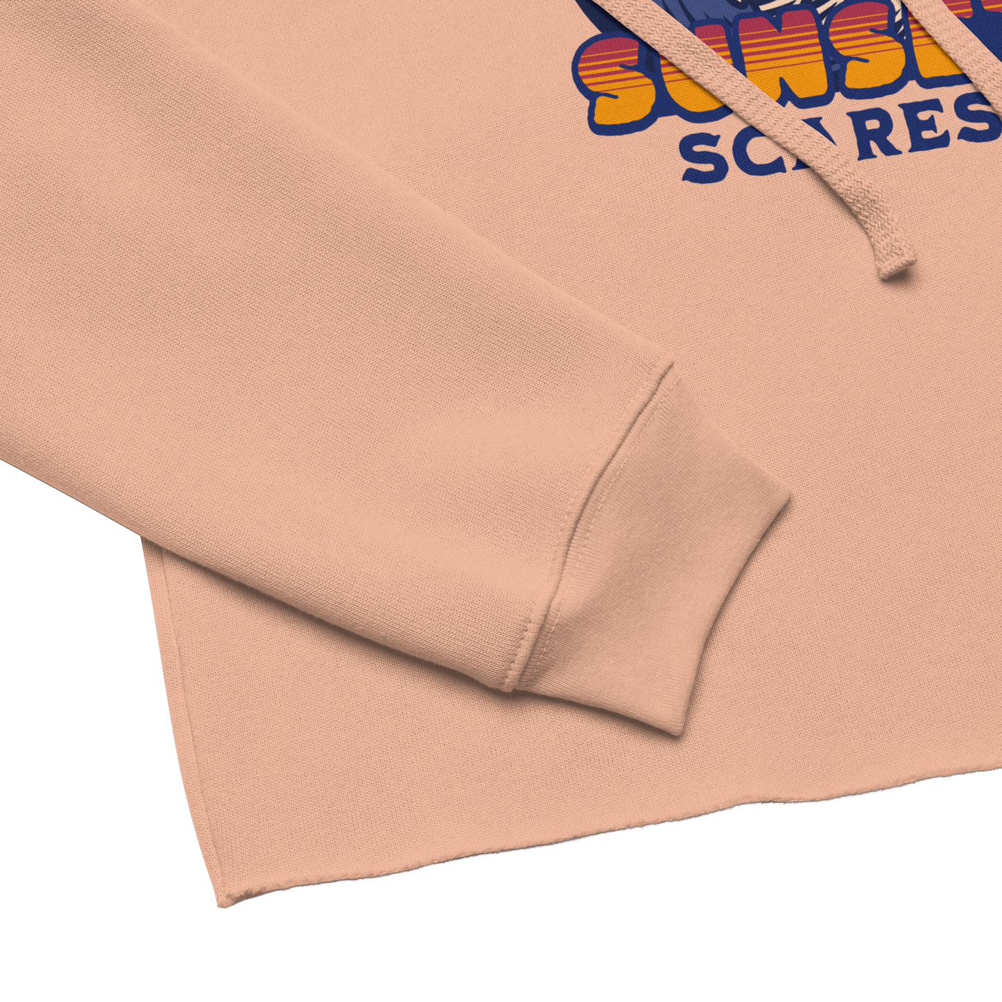Sunset Scares Cropped Hoodie