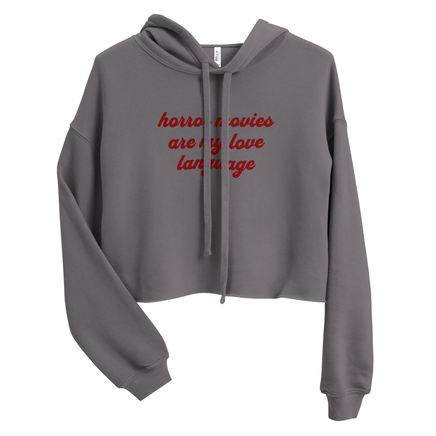 Love Language Cropped Hoodie