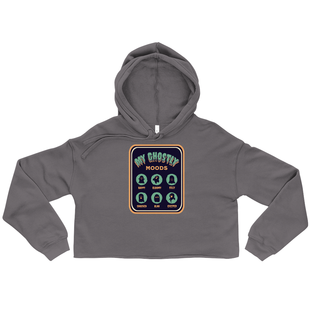 Ghostly Moods Cropped Hoodie