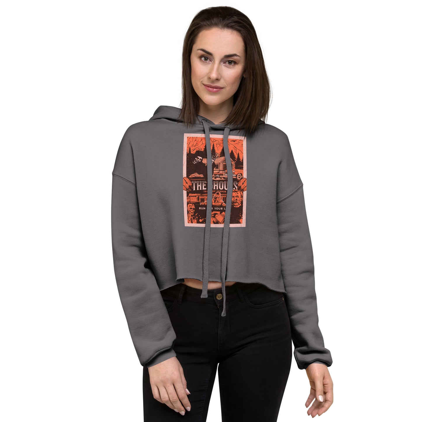 Tales of Terror Cropped Hoodie