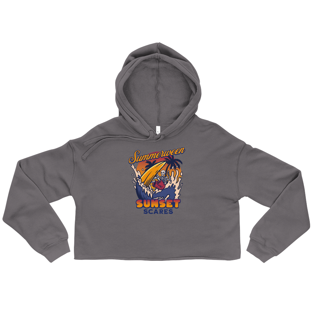 Sunset Scares Cropped Hoodie