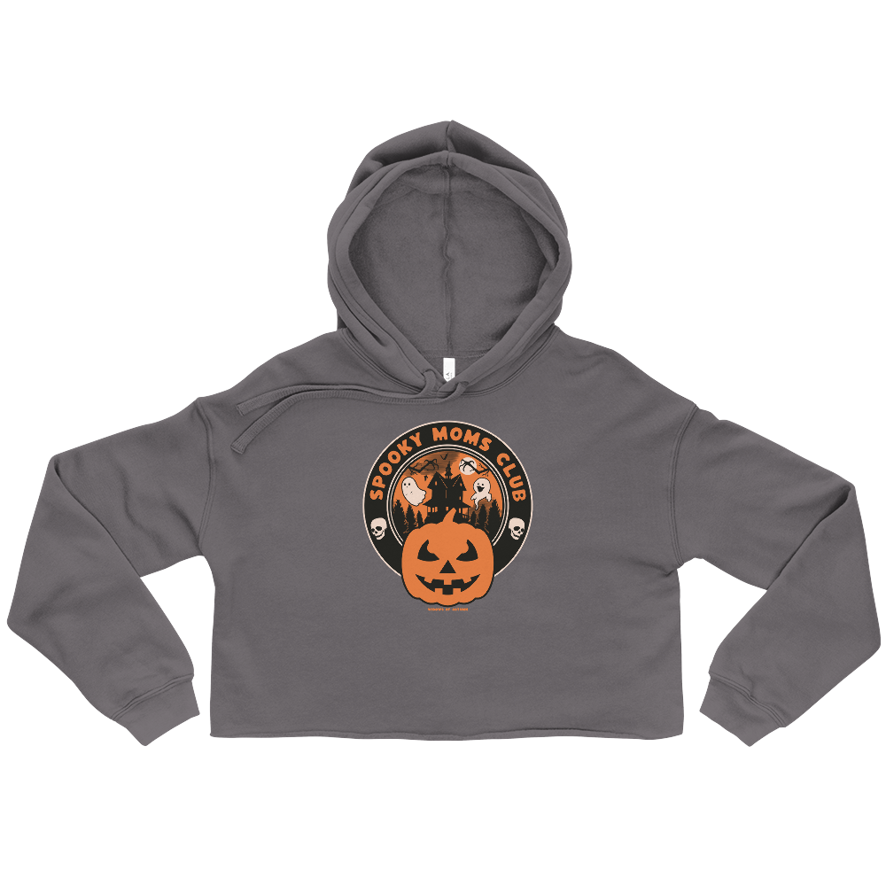 Spooky Moms Club Cropped Hoodie