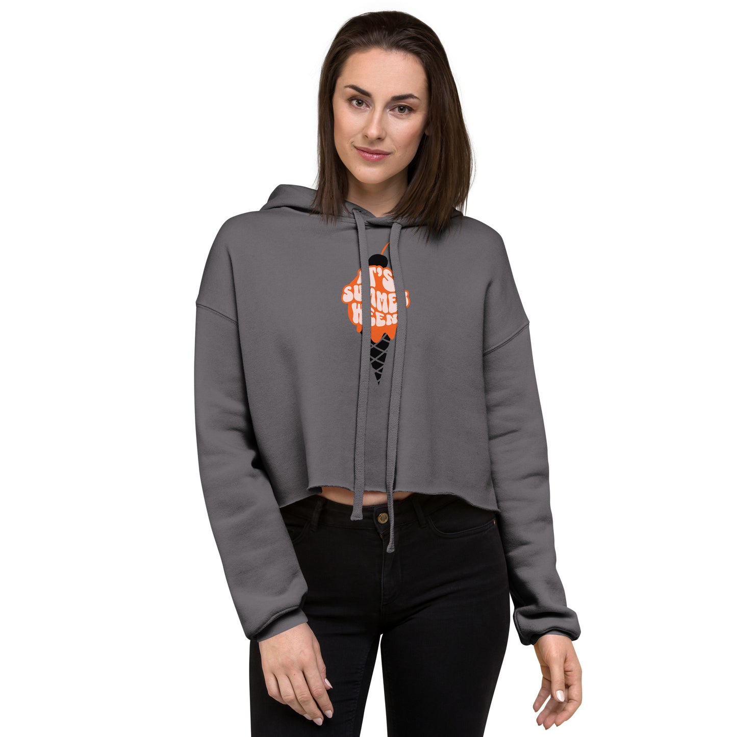 Summerween Ice Cream Cropped Hoodie