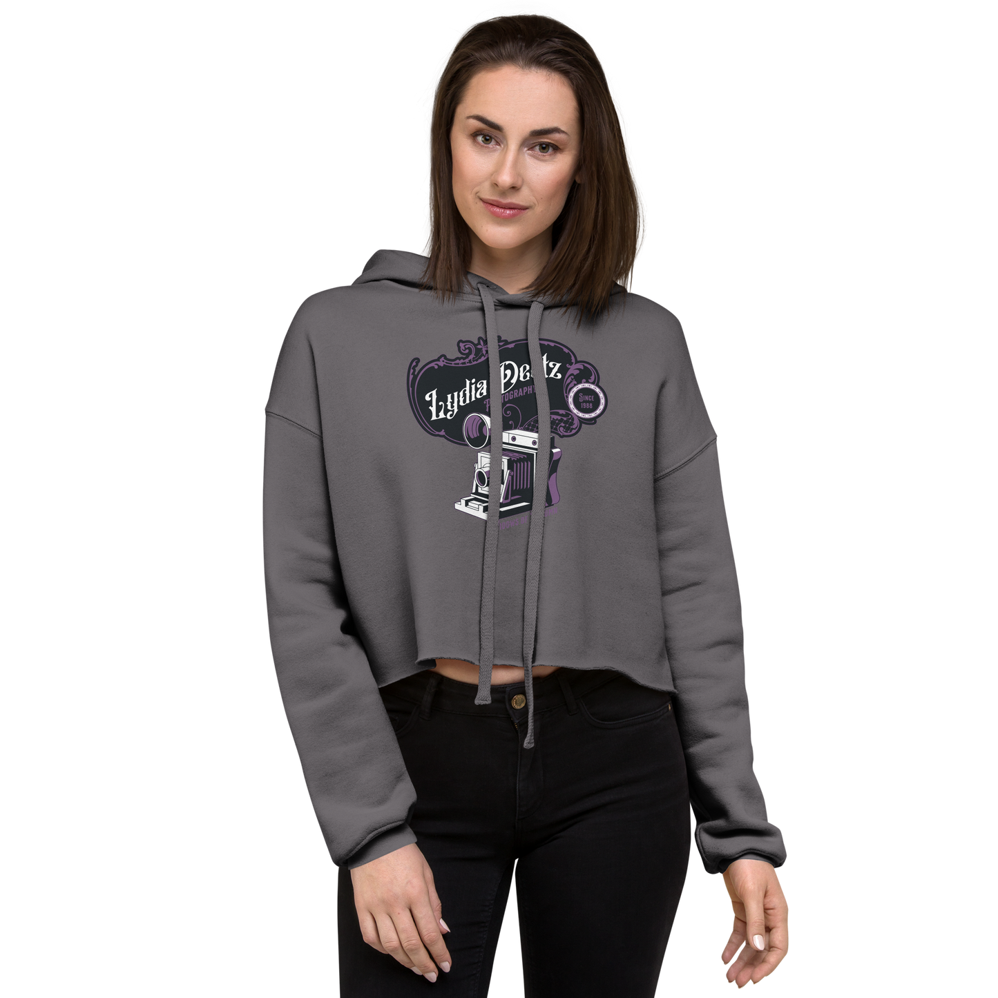 Deetz Photography Cropped Hoodie