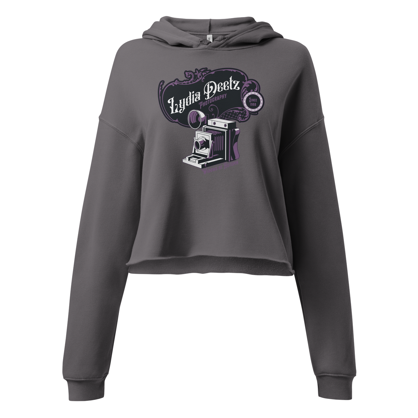 Deetz Photography Cropped Hoodie