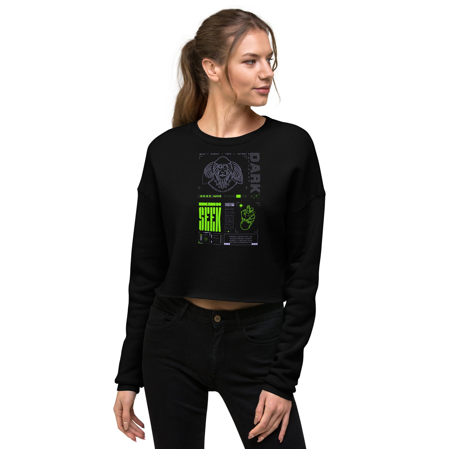 Dark Watchers Cropped Sweatshirt