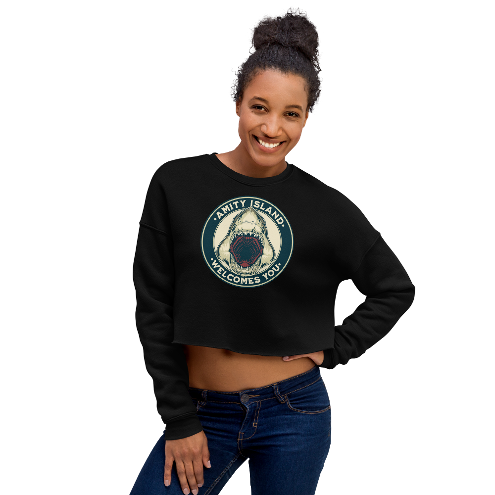 Welcome to Amity Cropped Sweatshirt