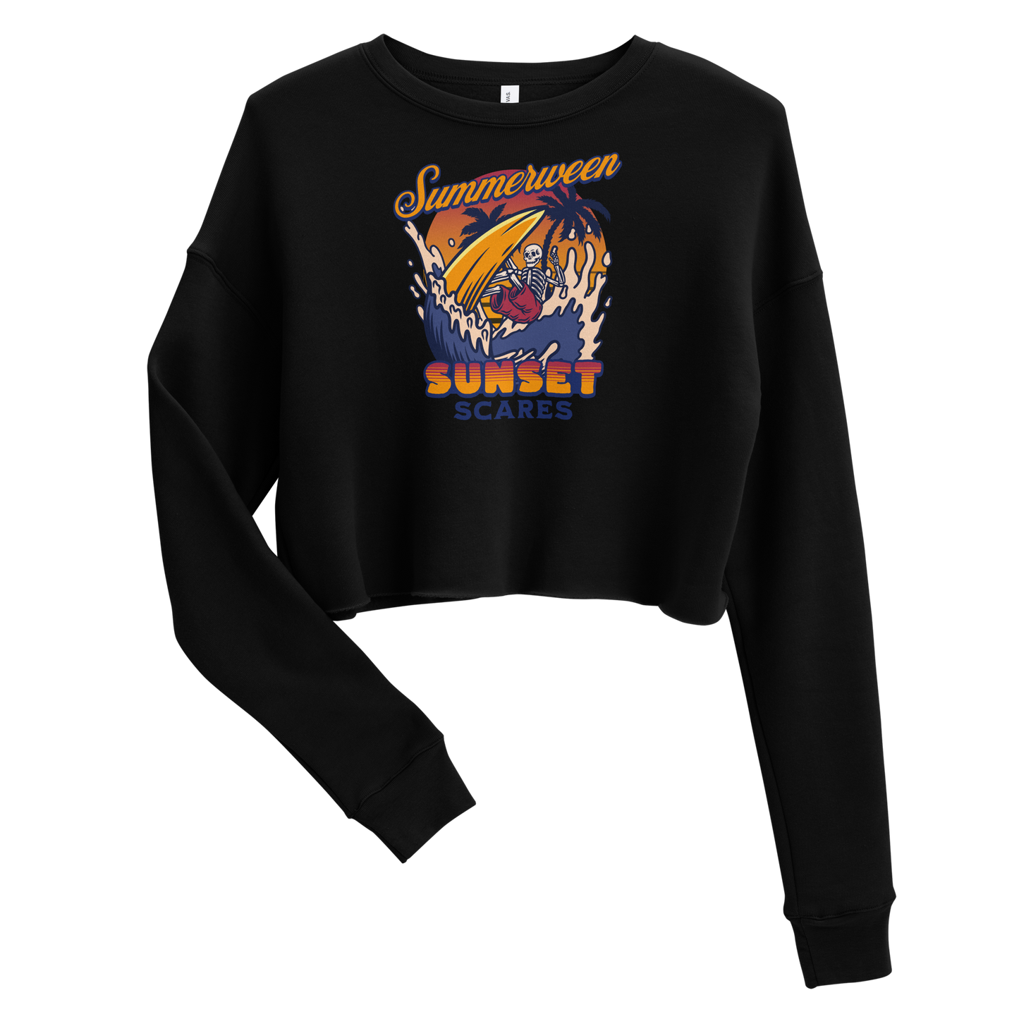 Sunset Scares Cropped Sweatshirt