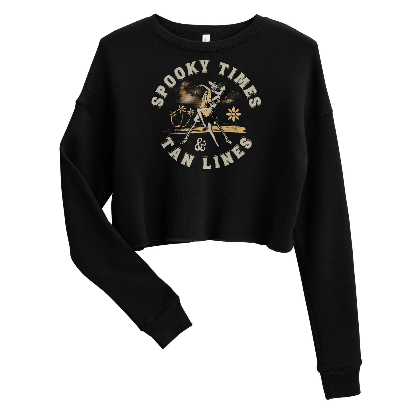 Spooky Times & Tan Lines Cropped Sweatshirt
