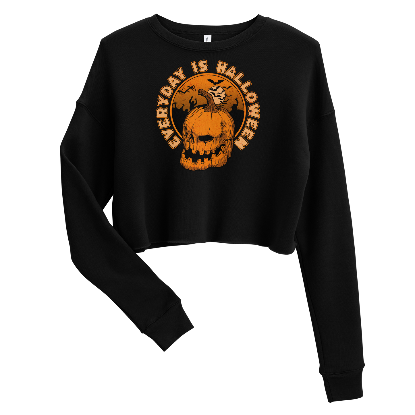 Eternal Halloween Cropped Sweatshirt