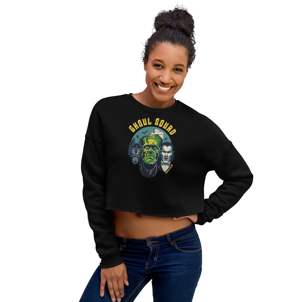 Ghoul Squad Cropped Sweatshirt